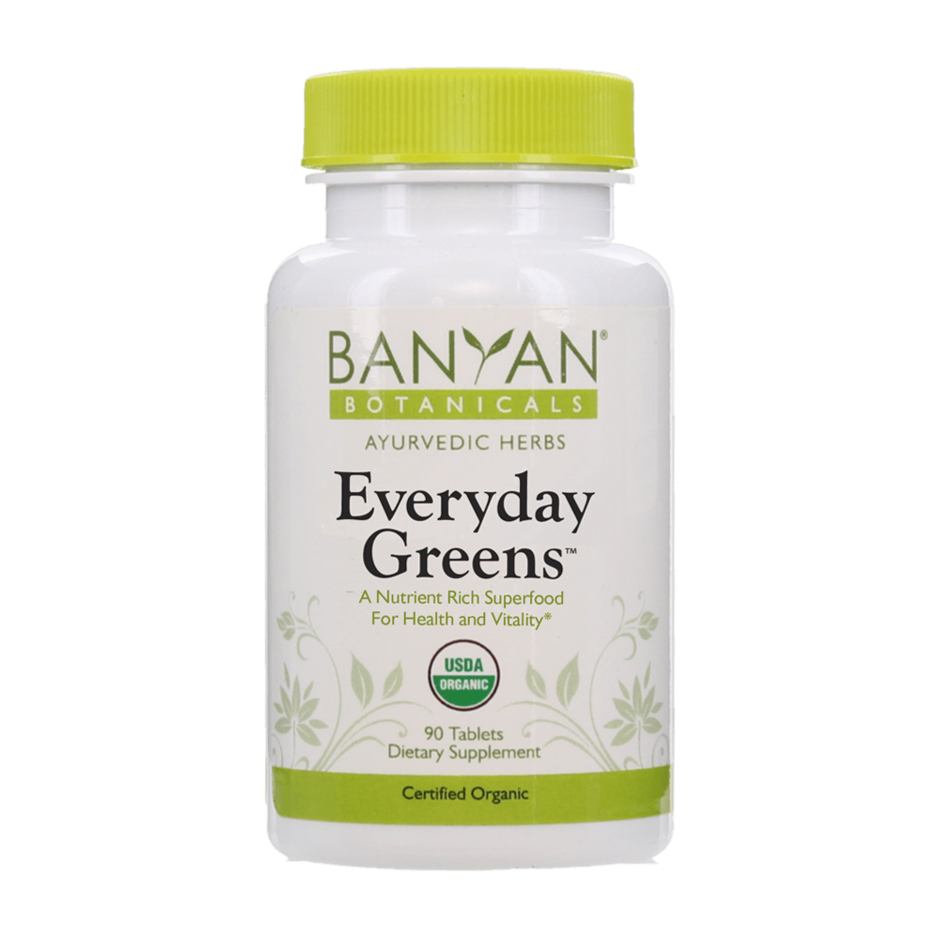 everyday greens tablets - certified organic