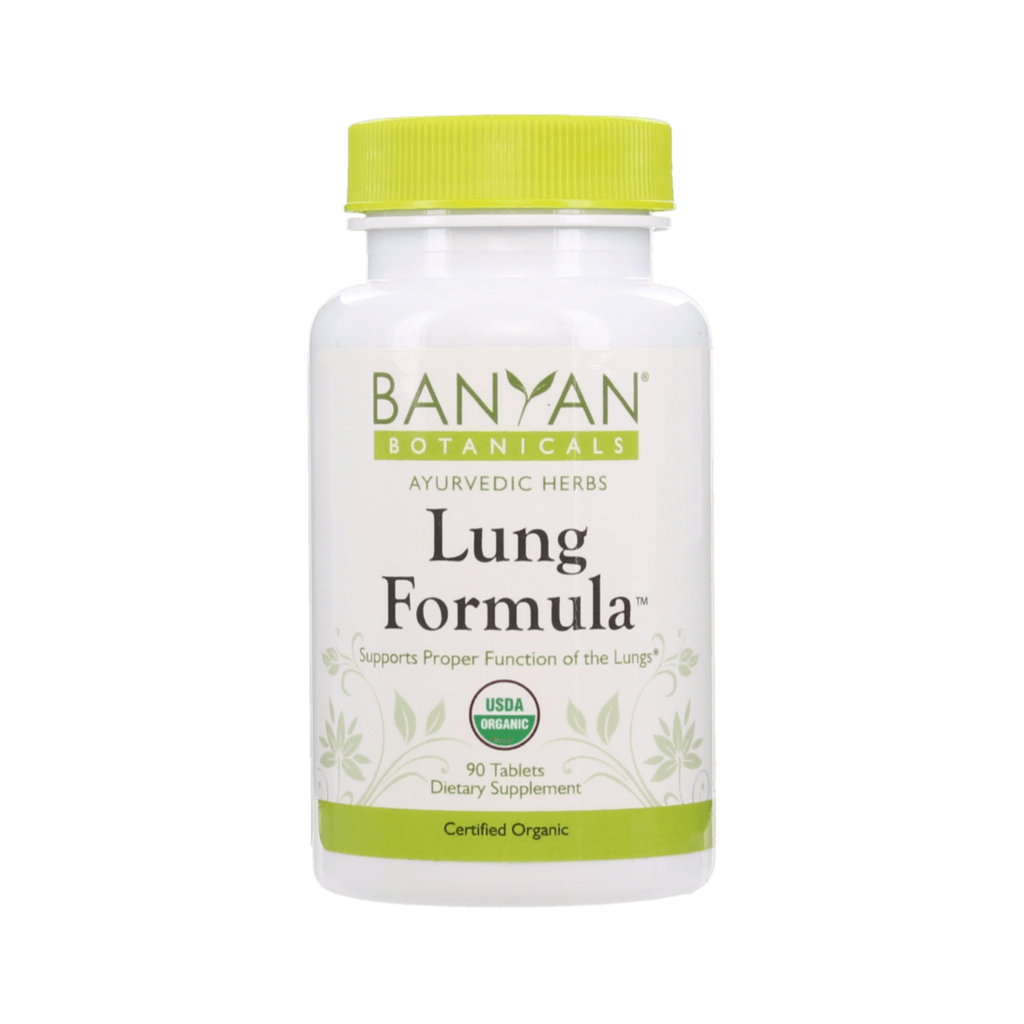 lung formula tablets - certified organic