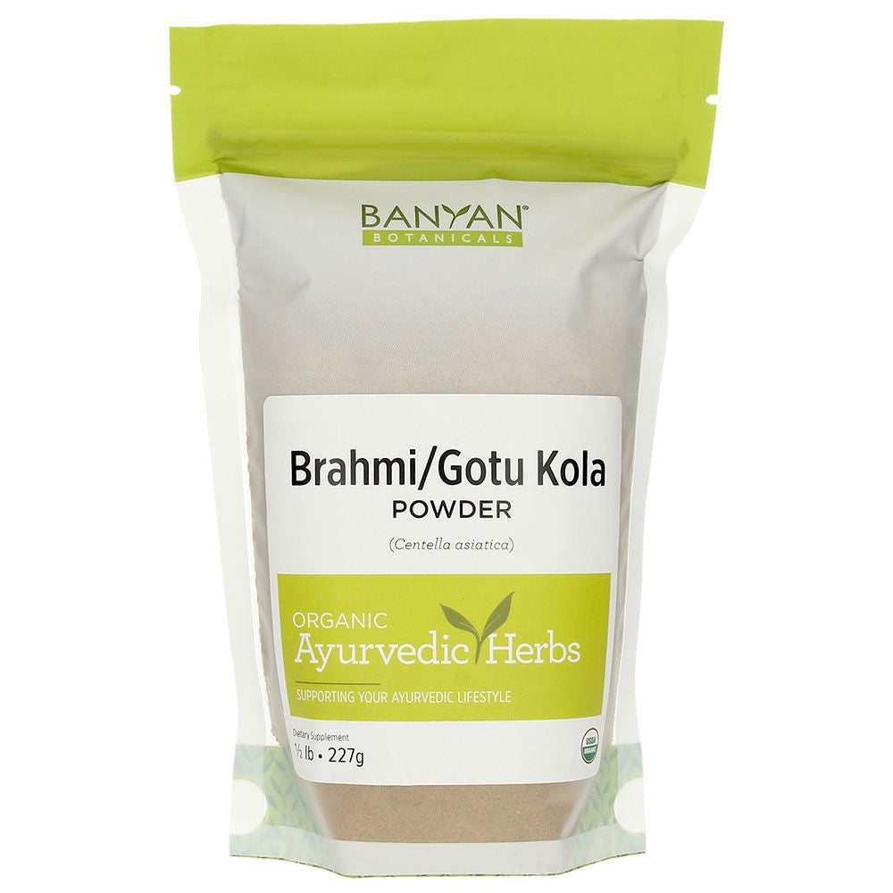 brahmi/gotu kola powder - certified organic