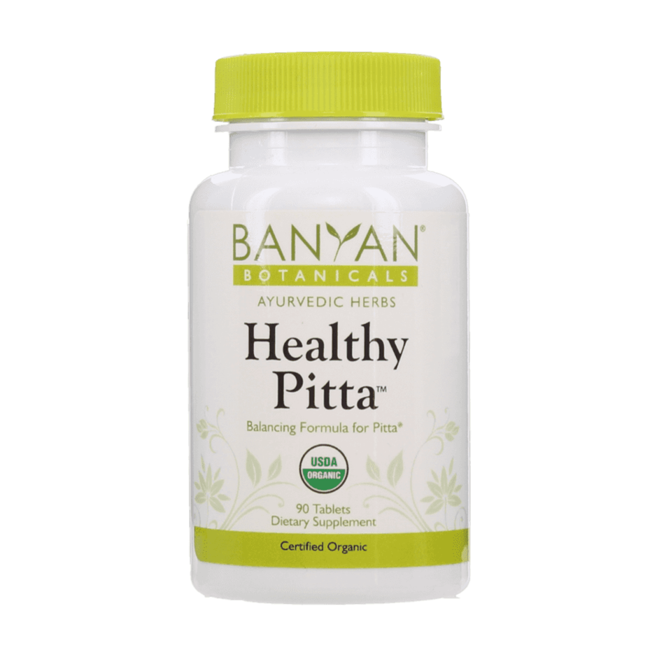 Healthy Pitta Tablets Certified Organic Balancing For Pitta Sattvic Health Store