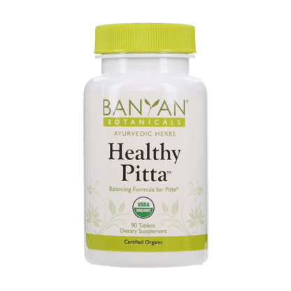Banyan Botanicals Healthy Pitta Tablets - Certified Organic