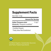 Guduchi Powder - Certified Organic