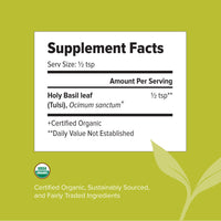 Tulsi powder - Certified Organic