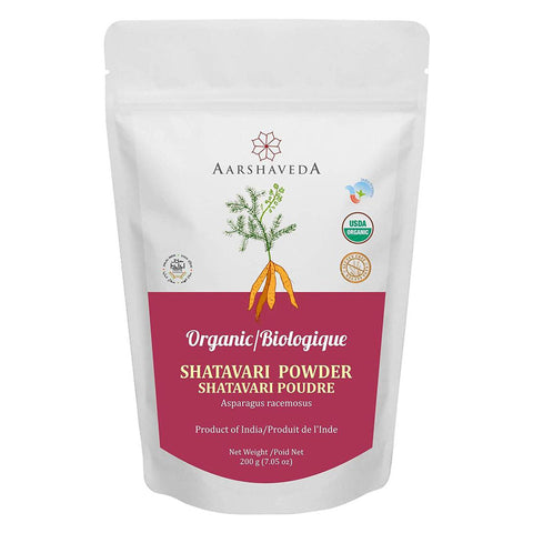 Aarshaveda | Shatavari powder | USDA Certified Organic | 200gm