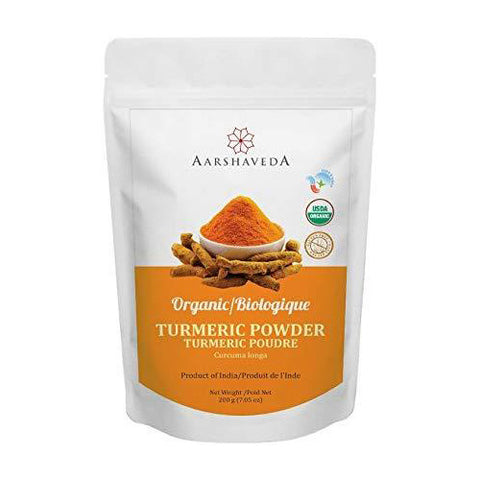 Aarshaveda | Turmeric powder | USDA Certified Organic | 200gm