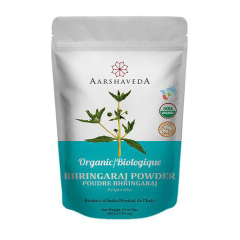 Aarshaveda | Bhringaraj powder | USDA Certified Organic | 200gm