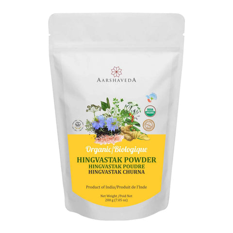 Aarshaveda | Hingvastak powder | USDA Certified Organic | 200gm