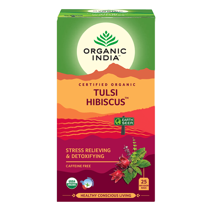 tulsi tea hibiscus - organic india