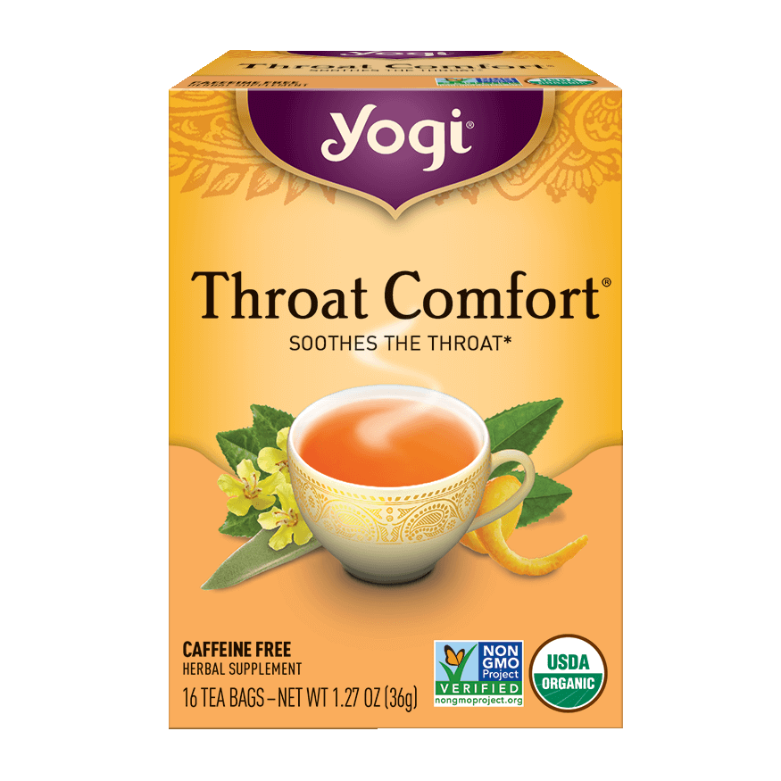 yogi tea throat comfort tea