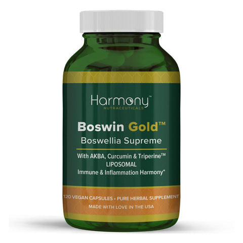 Harmony Veda | BOSWIN GOLD | 120 Capsules | Boswellia | Turmeric