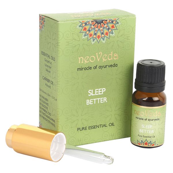 NeoVeda Sleep Better Essential Oil with Lavender | Vetiver|