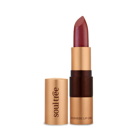 Soultree | Raspberry Crush Lipstick | 4g | Organic Ghee | Almond Oil | For Soft, Smooth & Hydrated Lips