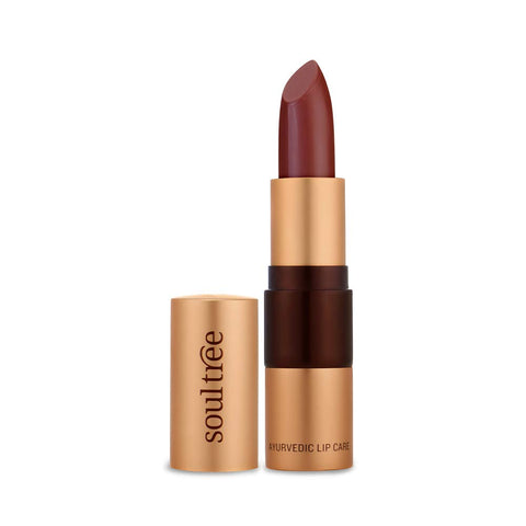 Soultree | Java Brown Lipstick | 4g | Organic Ghee | Almond Oil | For Soft, Smooth & Hydrated Lips