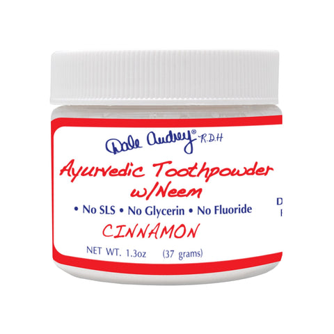 Dale Audrey | Ayurvedic Cinnamon Toothpowder | 36.85gm | Cinnamon | Neem | For Optimum Oral Care