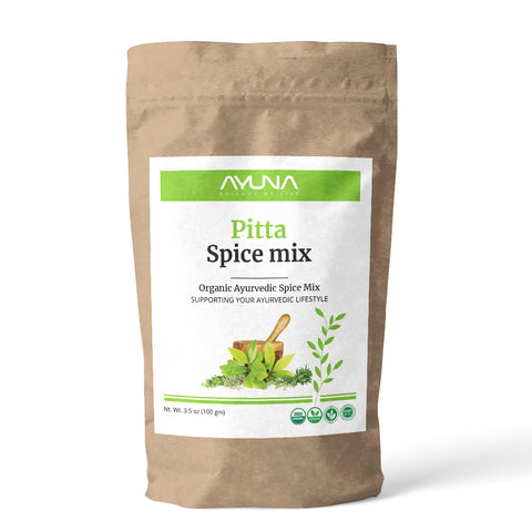 Ayuna | Organic Pitta Spice Mix | 100g | Pitta | For Supporting Your Ayurvedic Lifestyle
