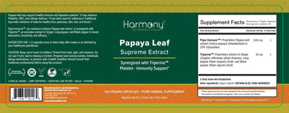 Harmony Veda Papaya Leaf Capsules