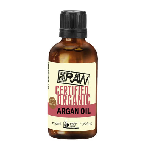 Every Bit Organic Raw | Argan Oil | 50ml | Organic | Argan | For Youthful Glow Skin