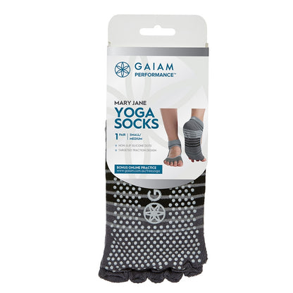 Gaiam | Performance Mary Jane Yoga Socks