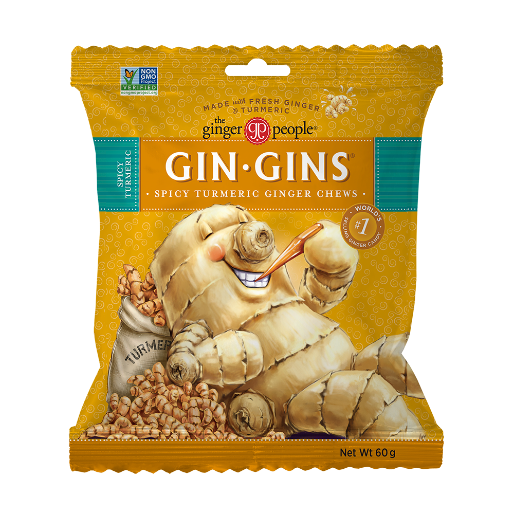 THE GINGER PEOPLE  Gin Gins Ginger Candy Bag 