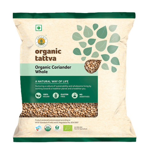 Organic Tattva | Coriander Whole | Organic | 100gm
