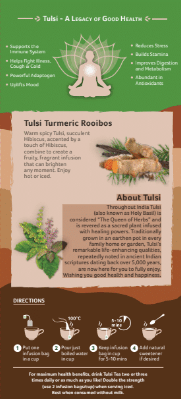 Tulsi Turmeric Rooibos Tea | 25 tea bags