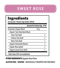 Tulsi Sweet Rose Tea | 25 tea bags