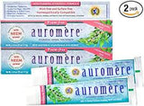 Auromere | Ayurvedic Herbal Toothpaste | Foam Free | Cardamom-Fennel | 117gm