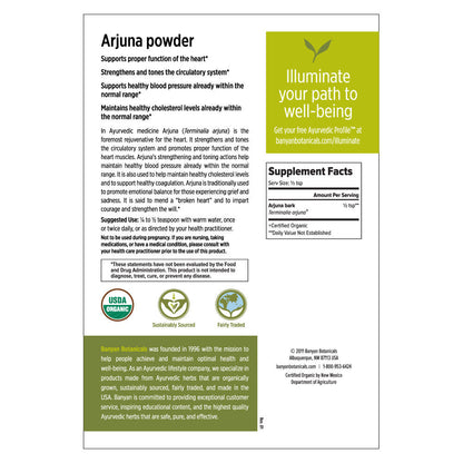 Arjuna powder - Certified Organic