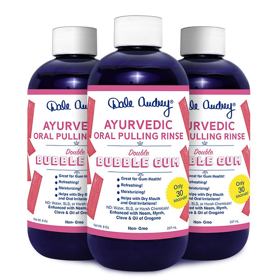 dale audrey | oil pulling ayurvedic mouthwash | bubblegum