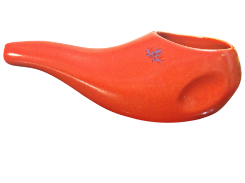 Ergonomic Ceramic Neti Pot - Sattvic Health Store  - An Ayurveda Products Store for Australia