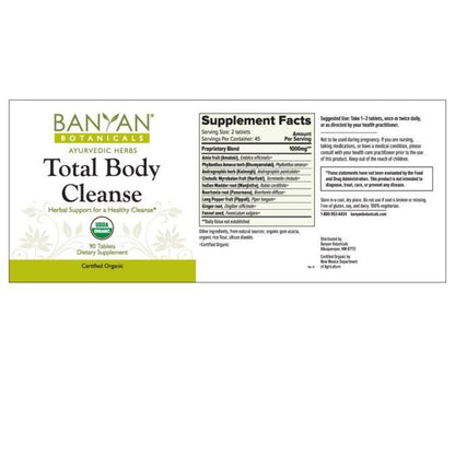 Total Body Cleanse tablets