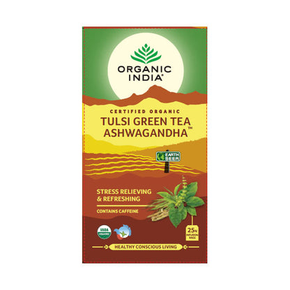 Tulsi Green Tea Ashwagandha Organic India
