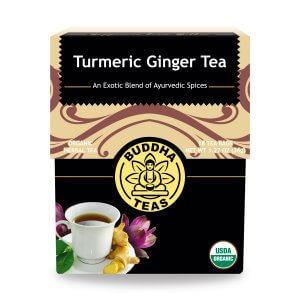 buddha tea organic turmeric ginger tea - sattvic health store  - an ayurveda products store for australia
