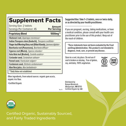 Womens Support tablets - Certified Organic